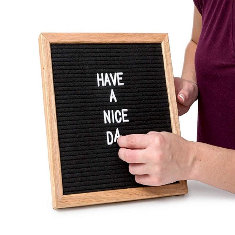 ACKLLR 340 Characters White Letter Set for Changeable Felt Letter Boards, 3/4 Inch Letters with Gift Cloth Bag Including Numbers, Symbols,Letters - Image 4